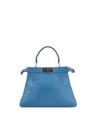 Medium Peekaboo ISeeU Bag Leather