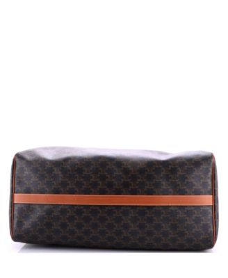 Large Voyage Duffle Bag Triomphe Coated Canvas