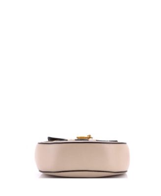 Small Drew Patchwork Crossbody Bag Studded Leather and Suede