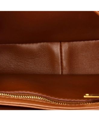 Teen Triomphe Shoulder Bag Canvas with Leather