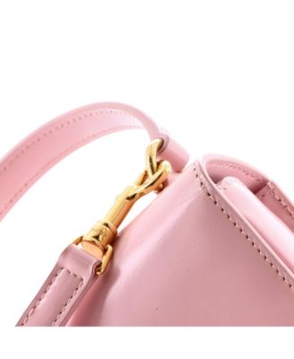 Mini Triomphe Besace Clea Top Handle Flap Bag Leather