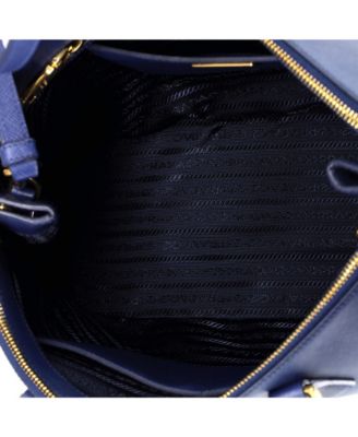 Medium Double Zip Lux Tote Saffiano Leather