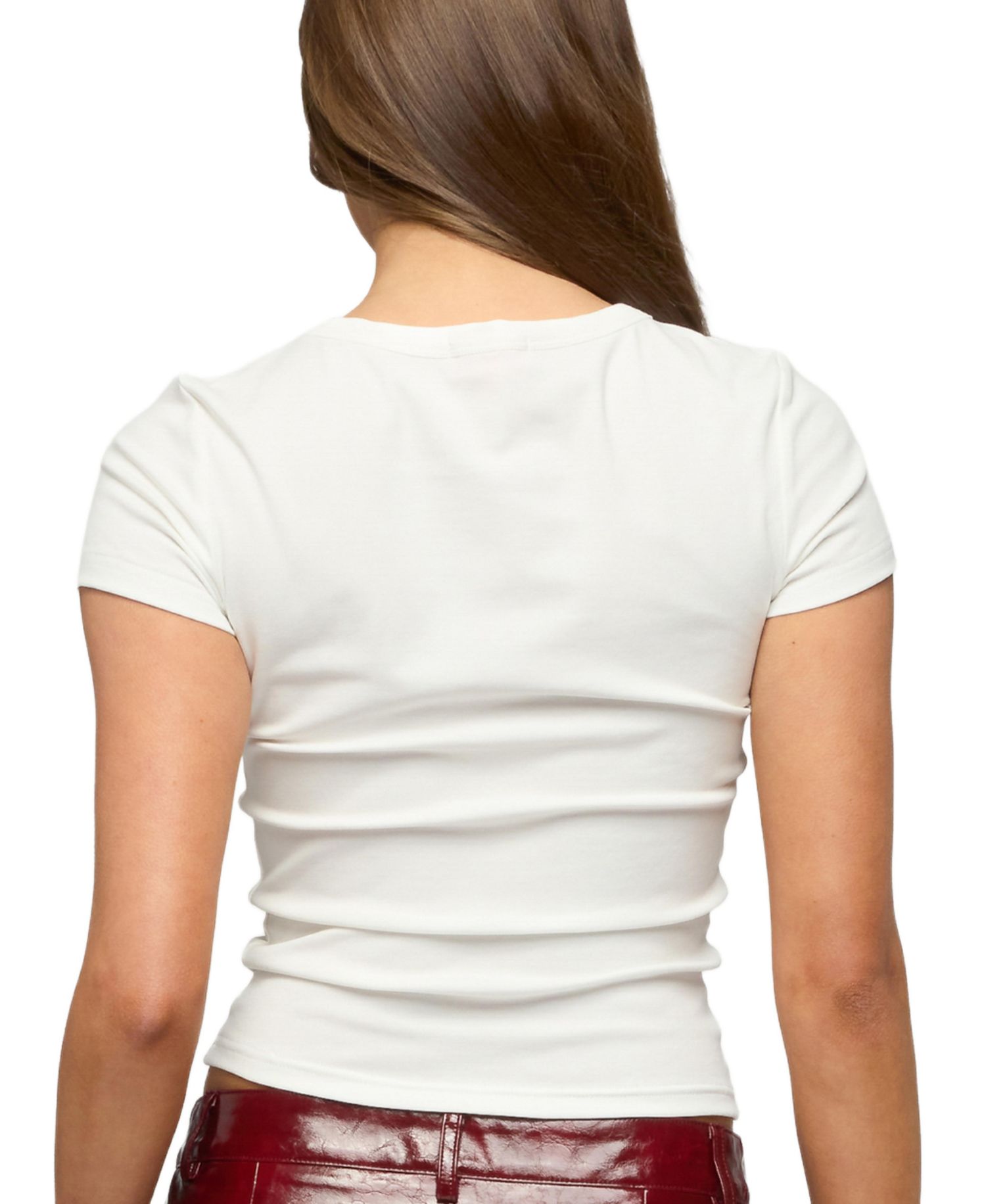 Women's My Sweet Strawberry Button T Shirt