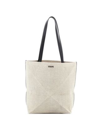 Medium Puzzle Fold Tote Canvas