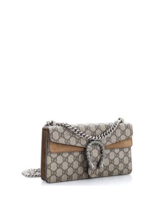 Small Dionysus Bag GG Coated Canvas with Crystal Embellished Metal