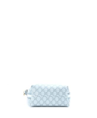 Super Mini Ophidia Zip Shoulder Bag GG Coated Canvas