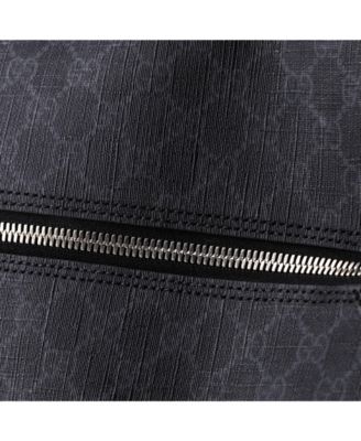 Large Interlocking G Patch Duffle Bag GG Coated Canvas