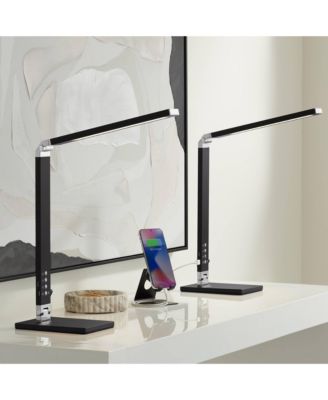 Jett 16 1/2" High Small Modern Desk Lamps Set of 2 USB Port Night Light LED Home Office Charging