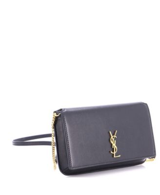 Classic Monogram Phone Holder Shoulder Bag Leather