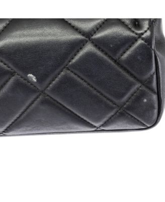 Mini Medusa Icon Chain Flap Bag Quilted Leather