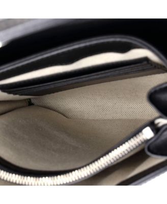 Small Flap Crossbody Bag GG Embossed Perforated Leather