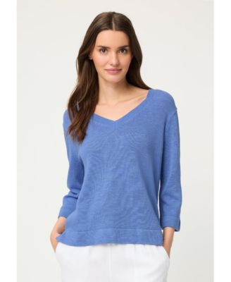 Women's Solid V-Neck Sweater