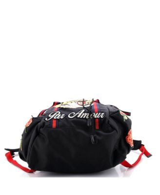Techpack Backpack Embroidered Techno Canvas