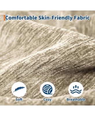 106.7" Modular Sectional Sofa, L-Shaped Cloud Couch with Chaise, Deep Seat Chenille