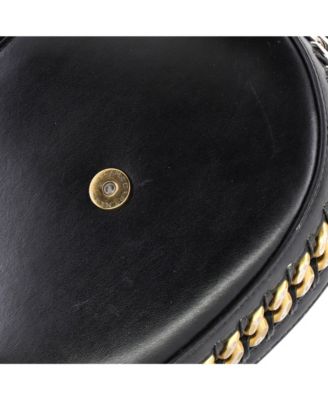 Medium Frayme Flap Shoulder Bag Faux Leather