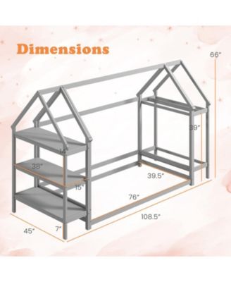 Montessori Floor Bed with Safety Rails