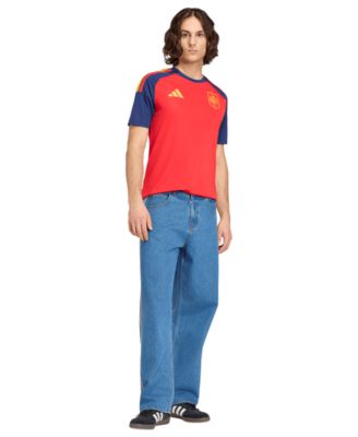 Men's Spain 26 Home Fan Short-Sleeve Jersey
