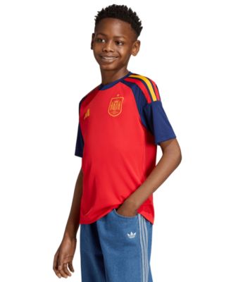  Big Boys' and Big Girls' Spain 26 Home Fan Jersey