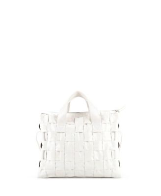 Large Stretch Cassette Briefcase Maxi Intrecciato Leather