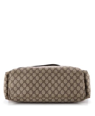 Diaper Bag GG Coated Canvas