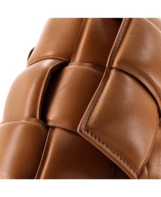 Cassette Crossbody Bag Padded Maxi Intrecciato Leather