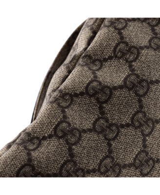 Large Web Loop Flat Messenger GG Coated Canvas