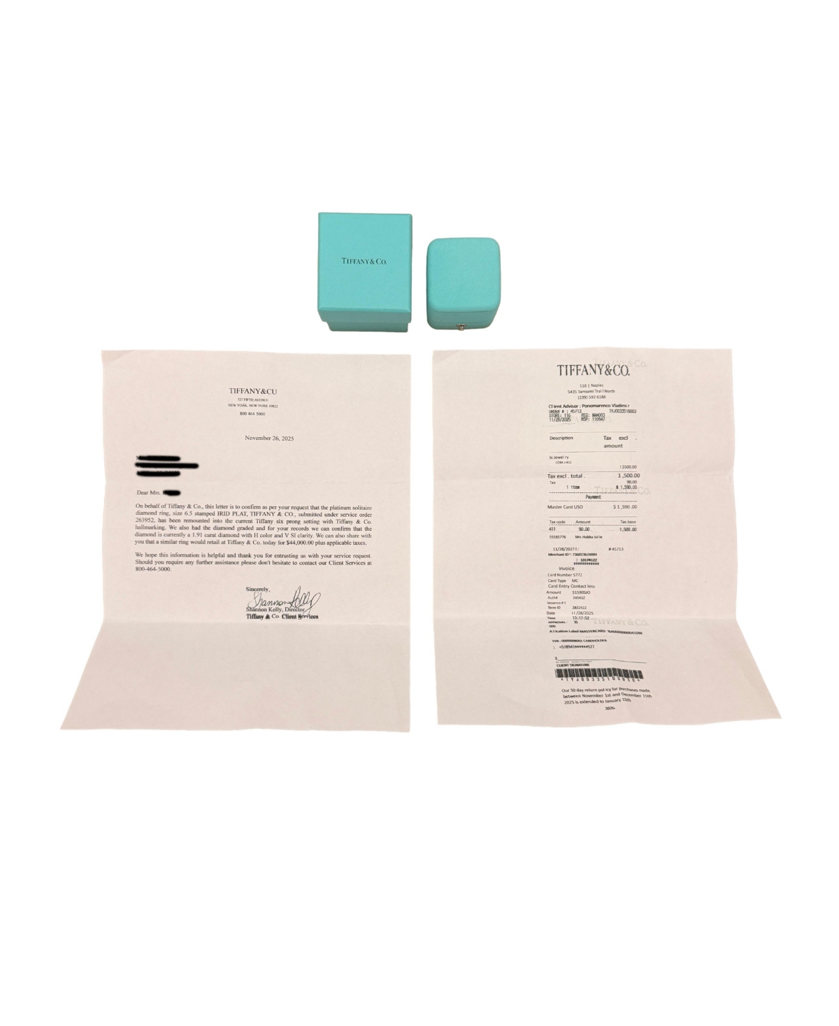 Pre-Owned Tiffany & Co ct Round Brilliant Diamond Engagement Ring