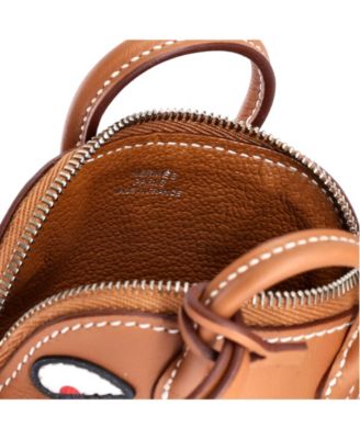 Pre-Owned HERMES Bolide Shark Bag Charm Leather