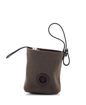 Pre-Owned HERMES On-The-Go Dog Pouch Toile