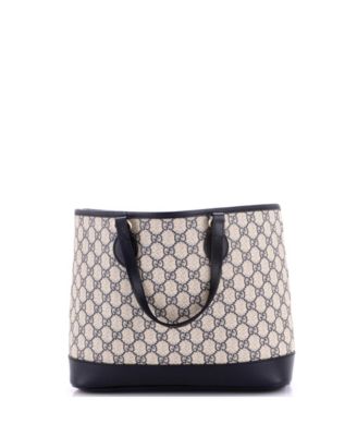 Small Ophidia Top Handle Shopping Tote GG Coated Canvas and Leather