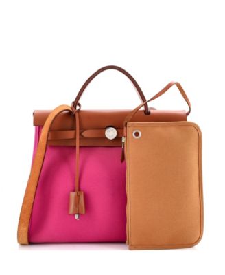 31 Herbag Zip Leather and Toile