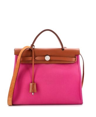 31 Herbag Zip Leather and Toile