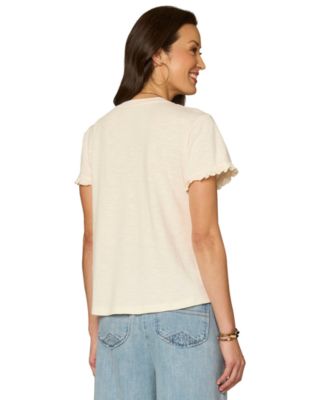 Women's Cotton Crewneck Top