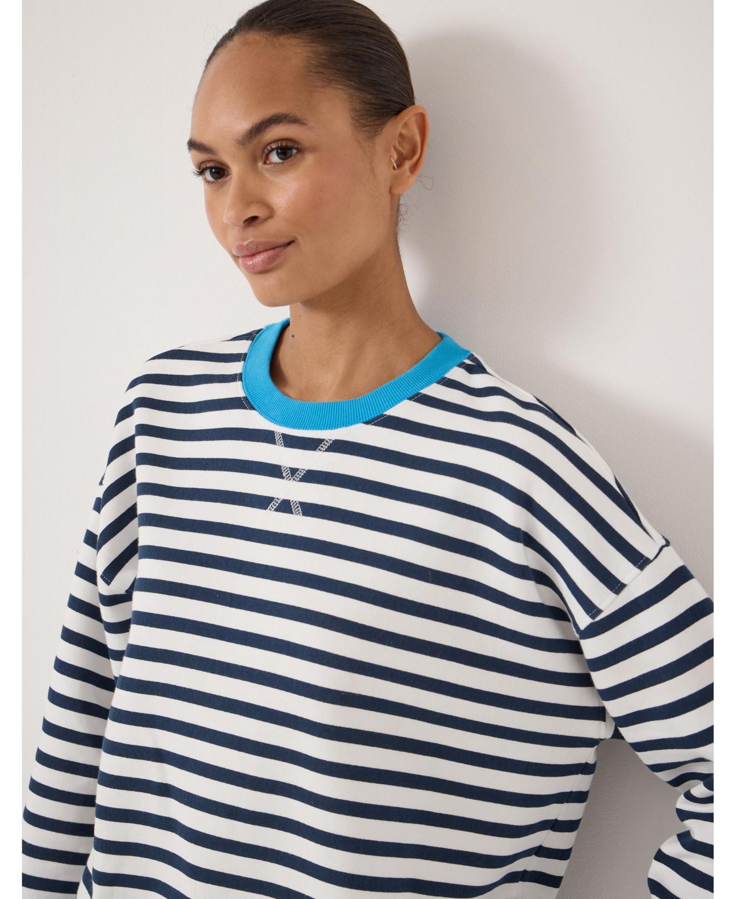 Women's Luca Stripe Heavyweight Sweatshirt