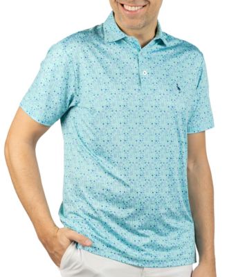 Men's Hole in One Printed Performance Polo Shirt