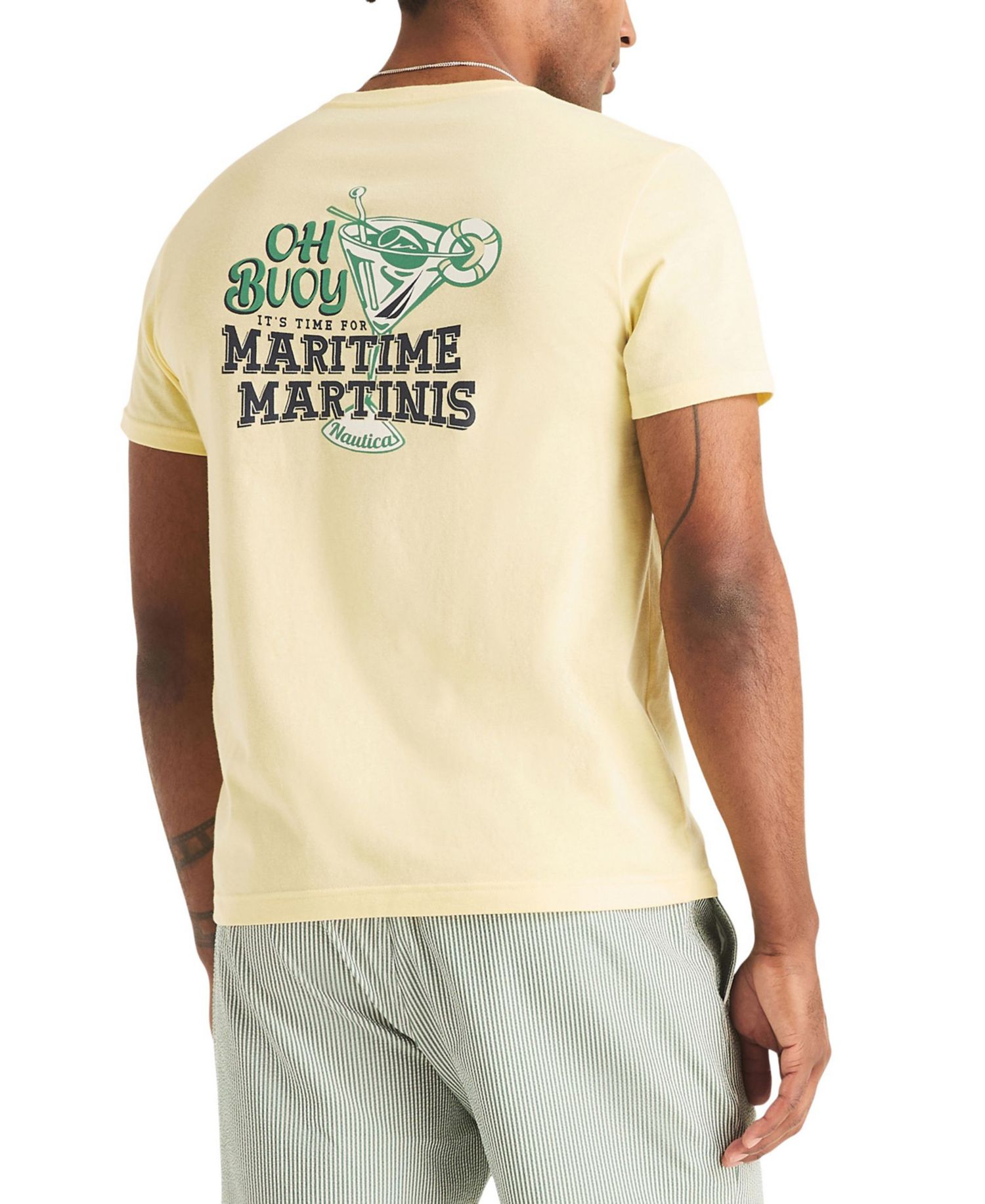 Men's Short-Sleeve Maritime Martinis T-Shirt