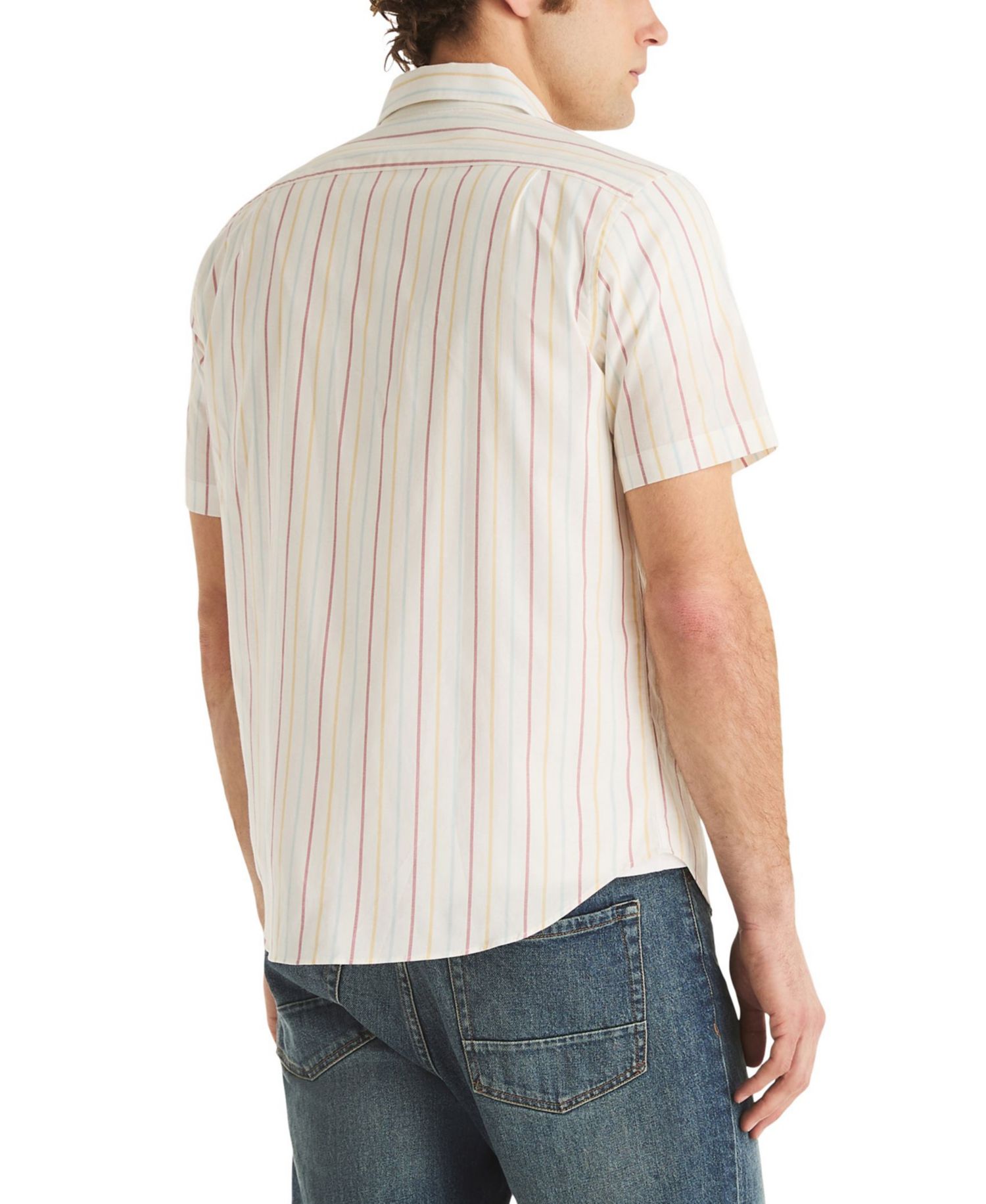 Men's Short-Sleeve Stripe Shirt