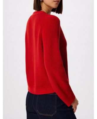 Women's Cotton V-Neck Cardigan