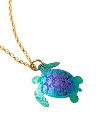 Holly Yashi Iridescent Sea Turtle Jewelry