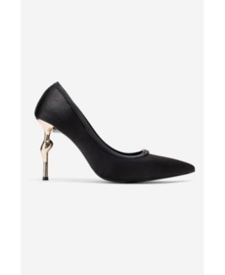 Womens Milos Buckle Pointed Toe Pump