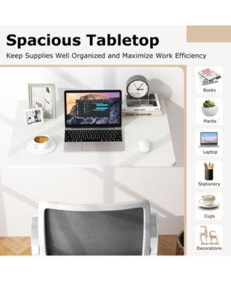 31.5 x 23.5 Inch Wall Mounted Folding Table for Small Spaces