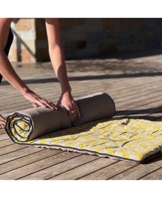 Block Print Yoga Mat and towel