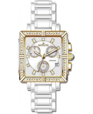 Women's 10214 Ceramics Quartz Chronograph Dial Watch