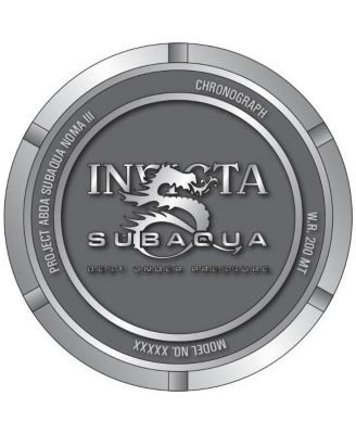 Men's 0931 Subaqua Noma III Quartz Chronograph Dial Watch