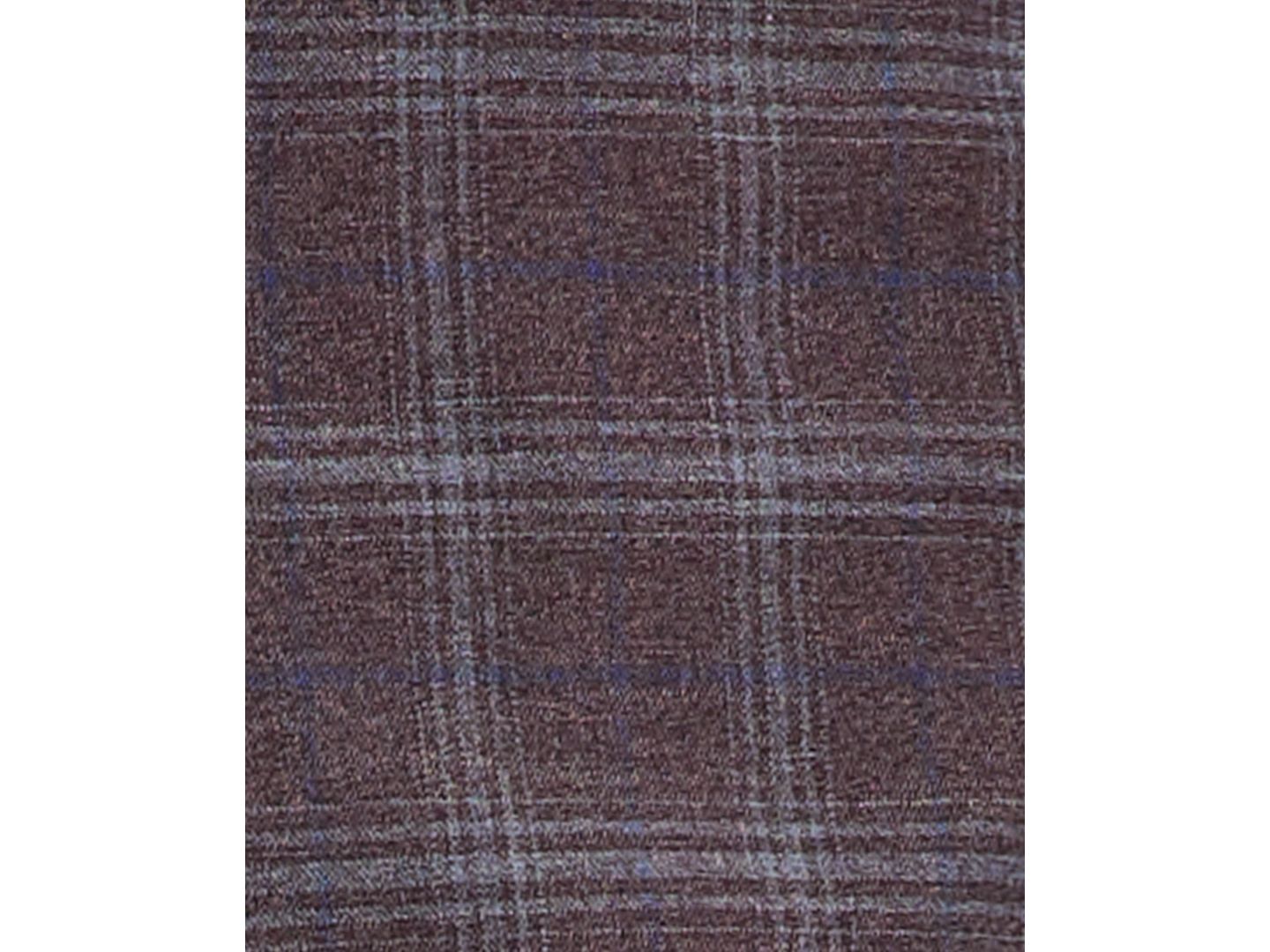 Мужские брюки Tayion Collection Classic-Fit Burgundy Plaid Suit Separate, цвет: Бордовый — фото 6