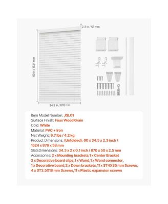 Faux Wood Cordless Window Blinds