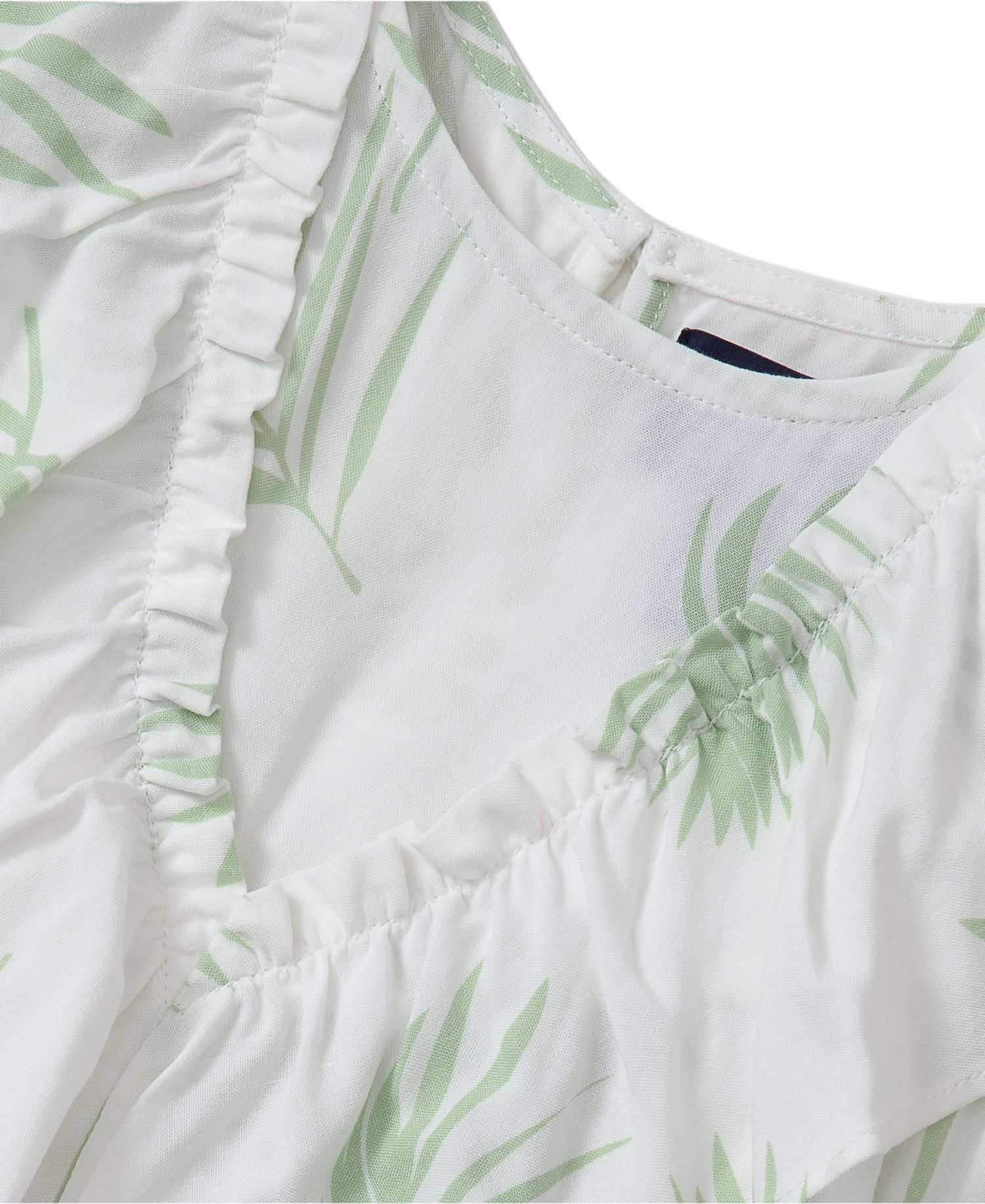 Girls Breezy V-neck Ruffle Top