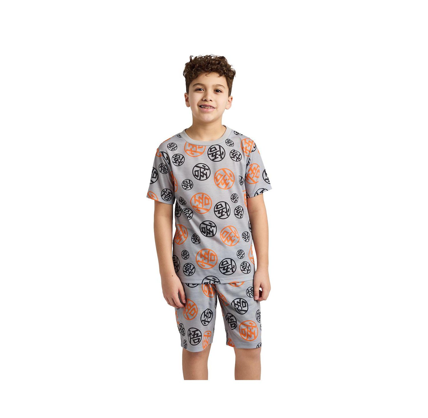 Big Boys Goku and Kanji 4-Pack Pajama Set -14