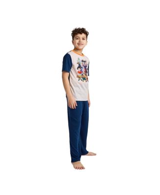Big Boys Group Shot 4-Pack Pajama Set -14