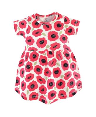 Toddler Girls Comfy Natural Cotton Dress & Cardigan Set